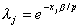Bad Weibull Parameterization 
     Formula
