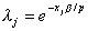 Bad Weibull Parameterization 
     Formula